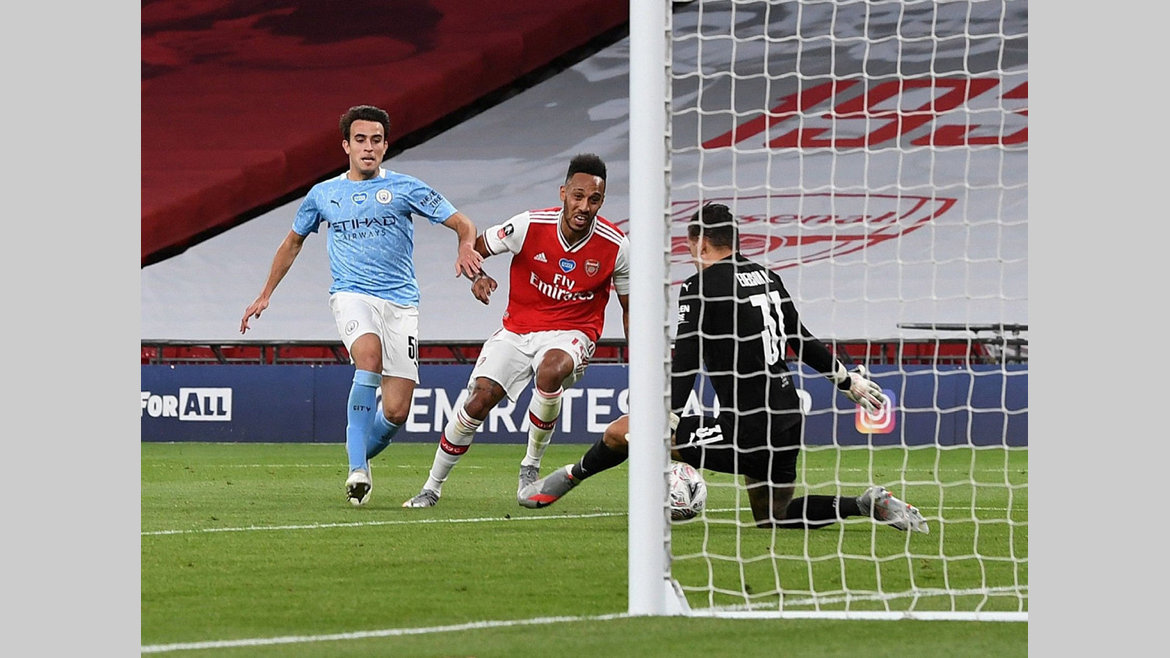 Demi-finale de la Coupe d'Angleterre : Aubameyang qualifie Arsenal face à City