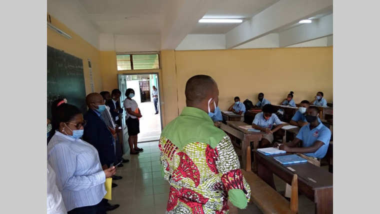 Lycée technique Omar-Bongo  : Un retour en classe en douceur
