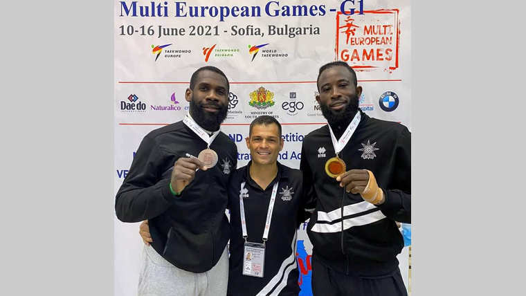 Multi european games de taekwondo : Antony Obame encore en bronze