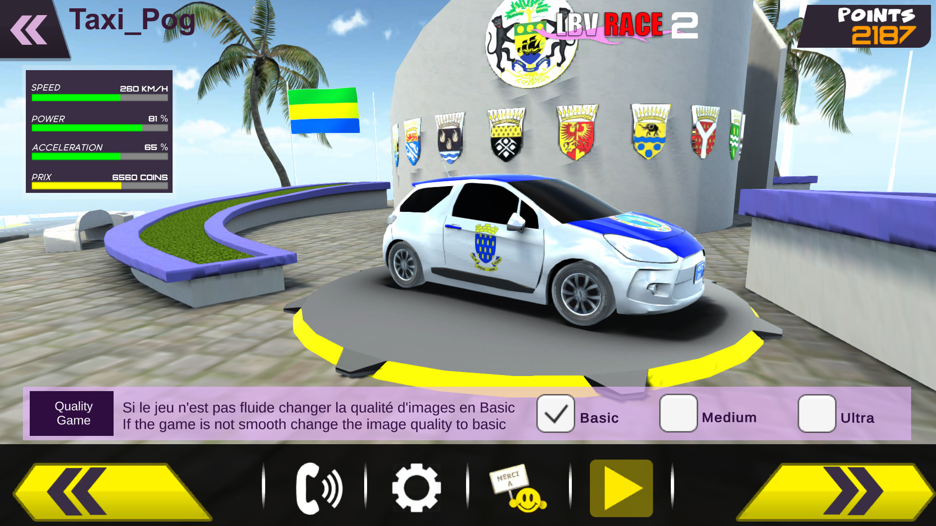 Capture d'écran du jeu vidéo LBV Race 2
