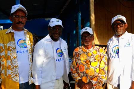 Les membres de l’association Illowi Mbani 