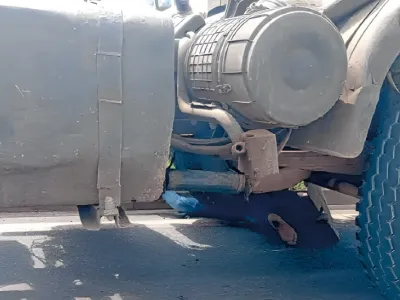 Victime percutée par un camion