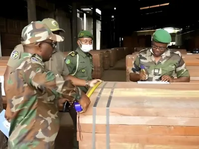 Une phase de l’opération conduite par les Eaux et Forêts