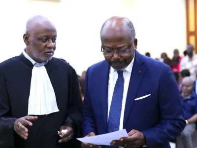 Alain Claude Bilie-By-Nzé, président du parti Ensemble pour le Gabon (EPG)