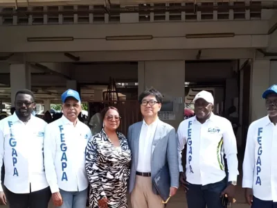 Ando Yoshio, ambassadeur du Japon au Gabon