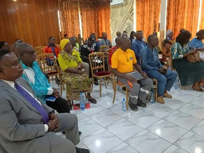 Participants à l'atelier de vulgarisation et de sensibilisation sur le cadre juridique de promotion de la sous-traitance