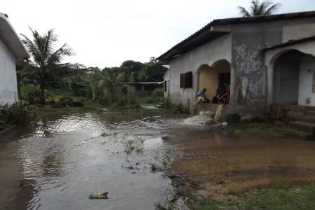 Les eaux ont causé d’importants dégâts.