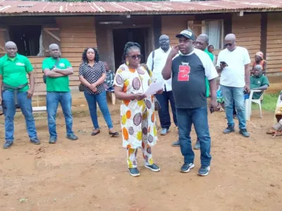 Makokou : le geste de cœur de l'honorable Virginie Valentine Bekopa-Roy © DR