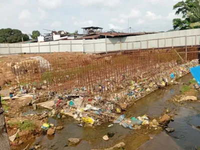 Buse du Rond-point de Nzeng-Ayong : les travaux à l'arrêt