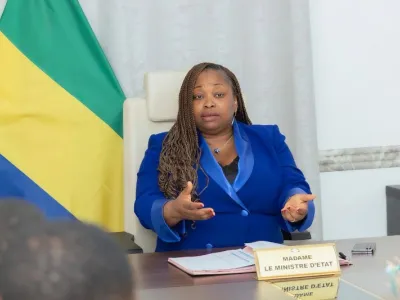 Camelia Ntoutoume-Leclerq, ministre de l'éducation nationale