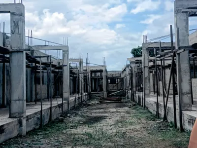 Un pan du chantier dont l’avancée est compromise