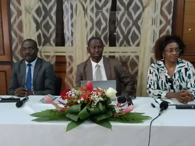 Le Bureau de la Cipref lors de la conférence de presse