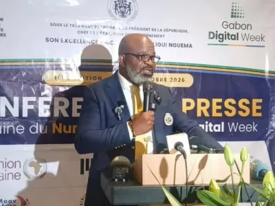 Un moment de la conférence de presse.