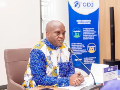 Le général de division Bonjean Mbandza, président du conseil d’administration de la GDJ.