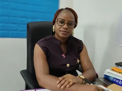 Cynthia Jennifer Mandja-Nzamba, conseillère d’orientation au lycée Jean Hilaire Aubame-Eyeghe.