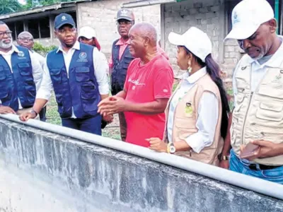 La délégation sur le site incubateur de Zomo-Missomigone