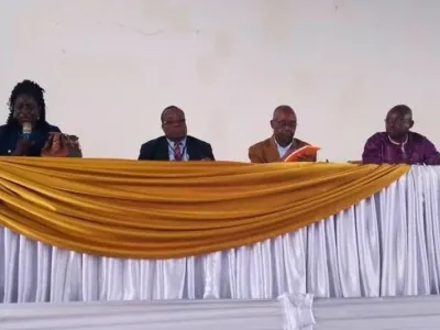 Le lancement des travaux de la caravane de l’Ena dans la commune.