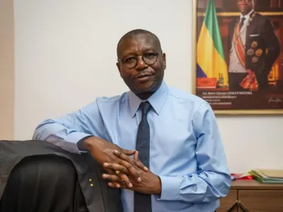 Edgard Moukoumbi, ministre de l'Intérieur, de la Sécurité publique et de la Décentralisation