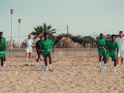 Entrainements de l'équipe nationale du Gabon