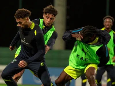 Entrainements de l'équipe nationale du Gabon