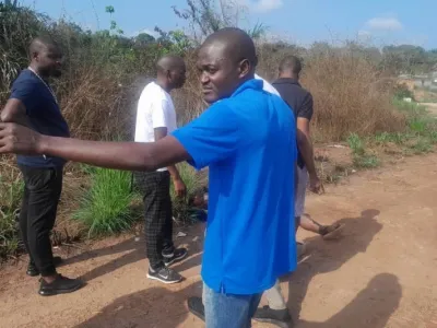 Les policiers de l’antenne de la PJ sur le lieu du drame