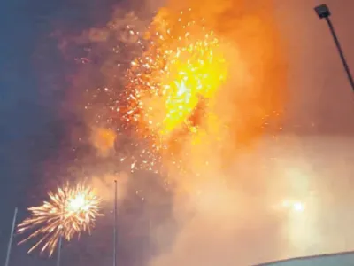 Le ciel d’Oyem illuminé