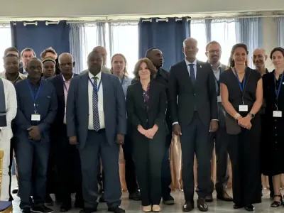 Une vue des participants.