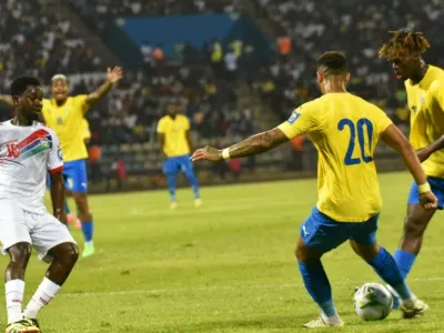 Match Gabon-Gambie à Franceville. © DR