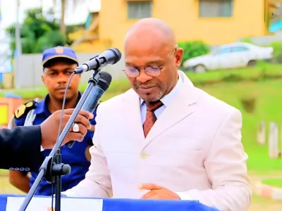 Guy-Pierre Biteghe, maire de Lambaréné