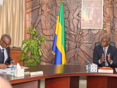 Hermann Immongault, vice-président du gouvernement gabonais