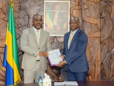 Hermann Immongault, vice-président du gouvernement gabonais