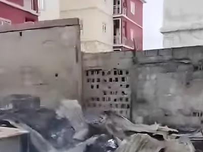 Incendie à Akanda