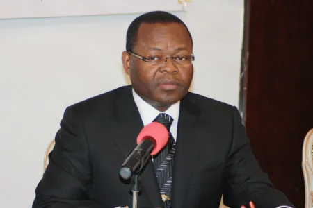 Jean-Pierre Oyiba, coordonnateur général de campagne du candidat Brice Clotaire Oligui Nguema.