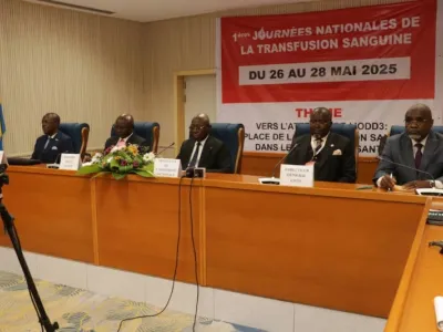 Lancement des premières journées de la transfusion sanguine à l’Assemblée nationale. © DR