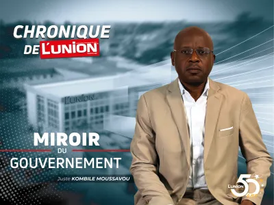 Juste KOMBILE MOUSSAVOU, journaliste, Responsable Rubrique - Politique à L'Union