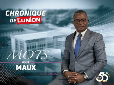 Christian G. KOUIGA , Responsable Rubrique - Société et Culture & Enquêtes et reportages à L'Union