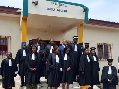 Magistrats au tribunal de Koula-Moutou