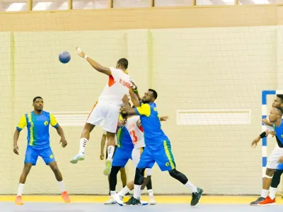 Rencontre handball Angola vs Gabon 