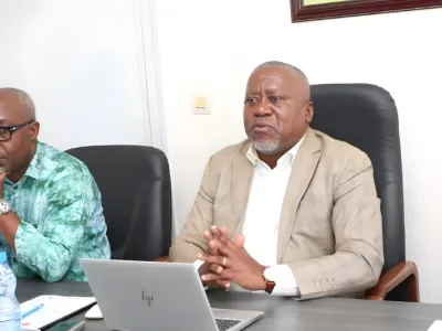  Brice Mbika Ndjambou, président de la Linafp