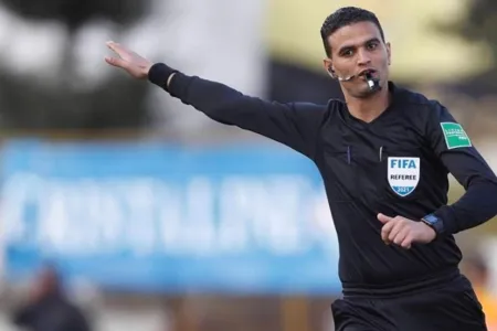 L’arbitre tunisien, Mehrez Melki