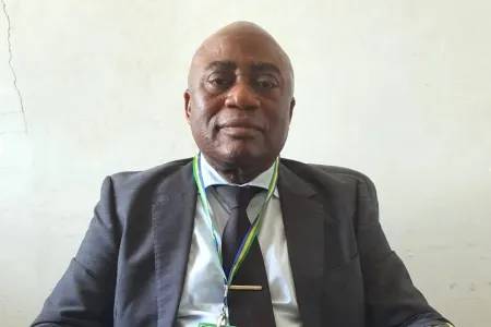 Michel Ikapi, président de la commission provinciale de la Nyanga.