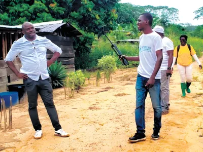 La mission du RGPL sillonnant des coins reculés de la province du Moyen-Ogooué