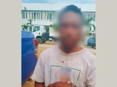 Bantontou Bonanzembi peu de temps avant son incarcération.