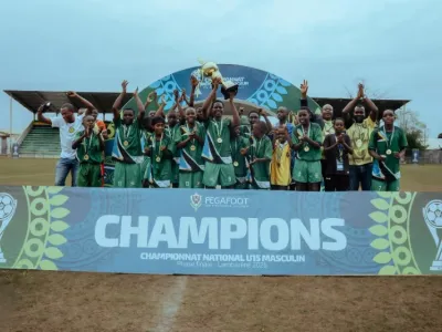 La sélection provinciale de la Ngounié vainqueur du Tournoi national U15