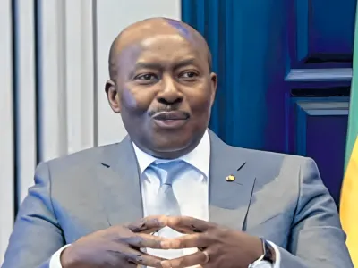 Henri-Claude Oyima, vice président du gouvernement par intérim et ministre d’État, ministre de l’Économie, des Finances, de la Dette et des Participations