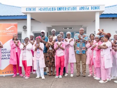 Octobre rose au centre hospitalier Amissa Bongo