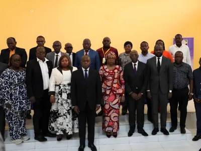 Officiels et partenaires sociaux à l’ouverture des travaux en commission