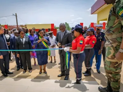 Brice Clotaire Oligui Nguema, président du Gabon à Makokou