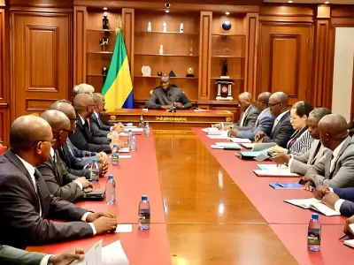 Brice Clotaire Oligui Nguema, président du Gabon rencontre les acteurs du secteur pétrolier