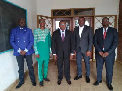 La délégation gabonaise de l’OGA au cinquantenaire de l’ONAC à Yaoundé.